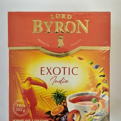 Лорд Байрон Exotic 100 г (цукати ананаса, цедра апельсина, пелюстки волошки)